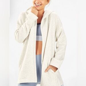 FABLETICS VANESSA HOODED CARDIGAN Soft pink size medium oversized style
